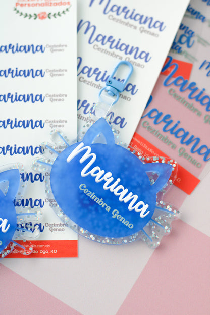 BACK TO SCHOOL Deluxe Set - Blue Kitty Cat