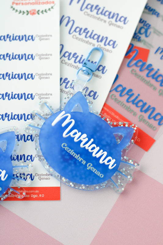 BACK TO SCHOOL Deluxe Set - Blue Kitty Cat