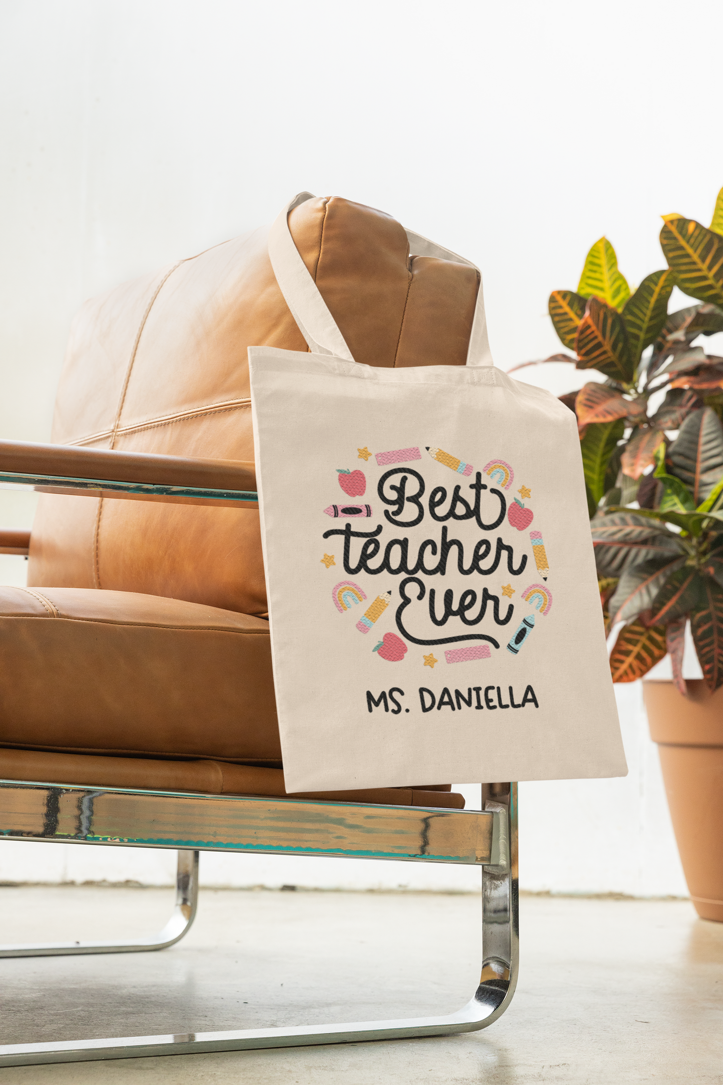 Canva Bag “Best Teacher Ever"