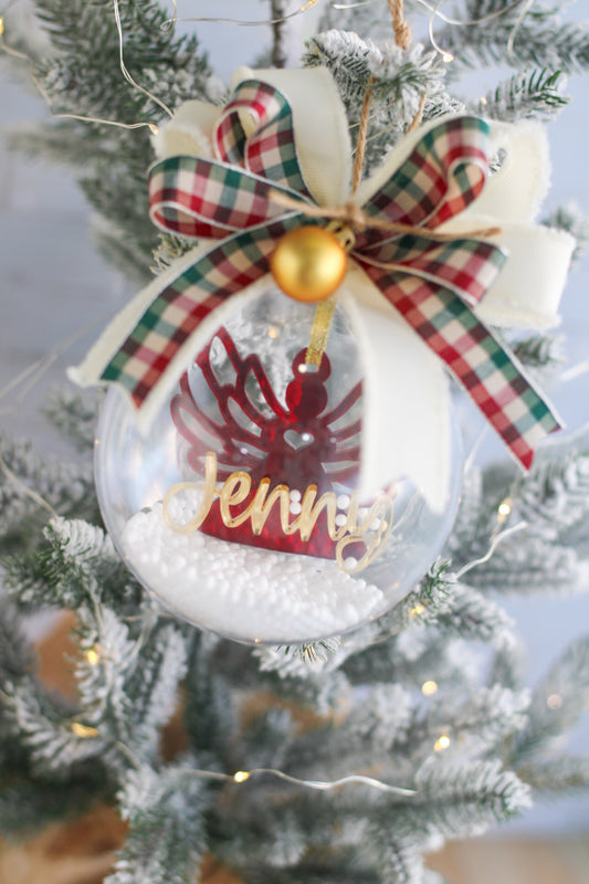 Ornamento Navideño Angel Globe