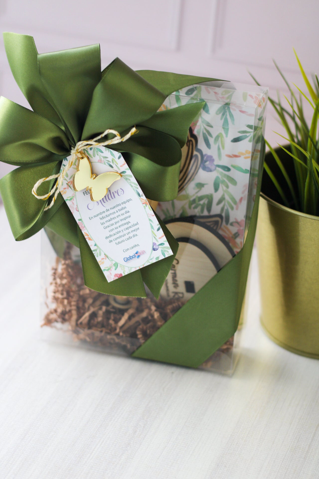 Gift Set Porta Lapiceros Tulip Dreams Personalizado - Olivia