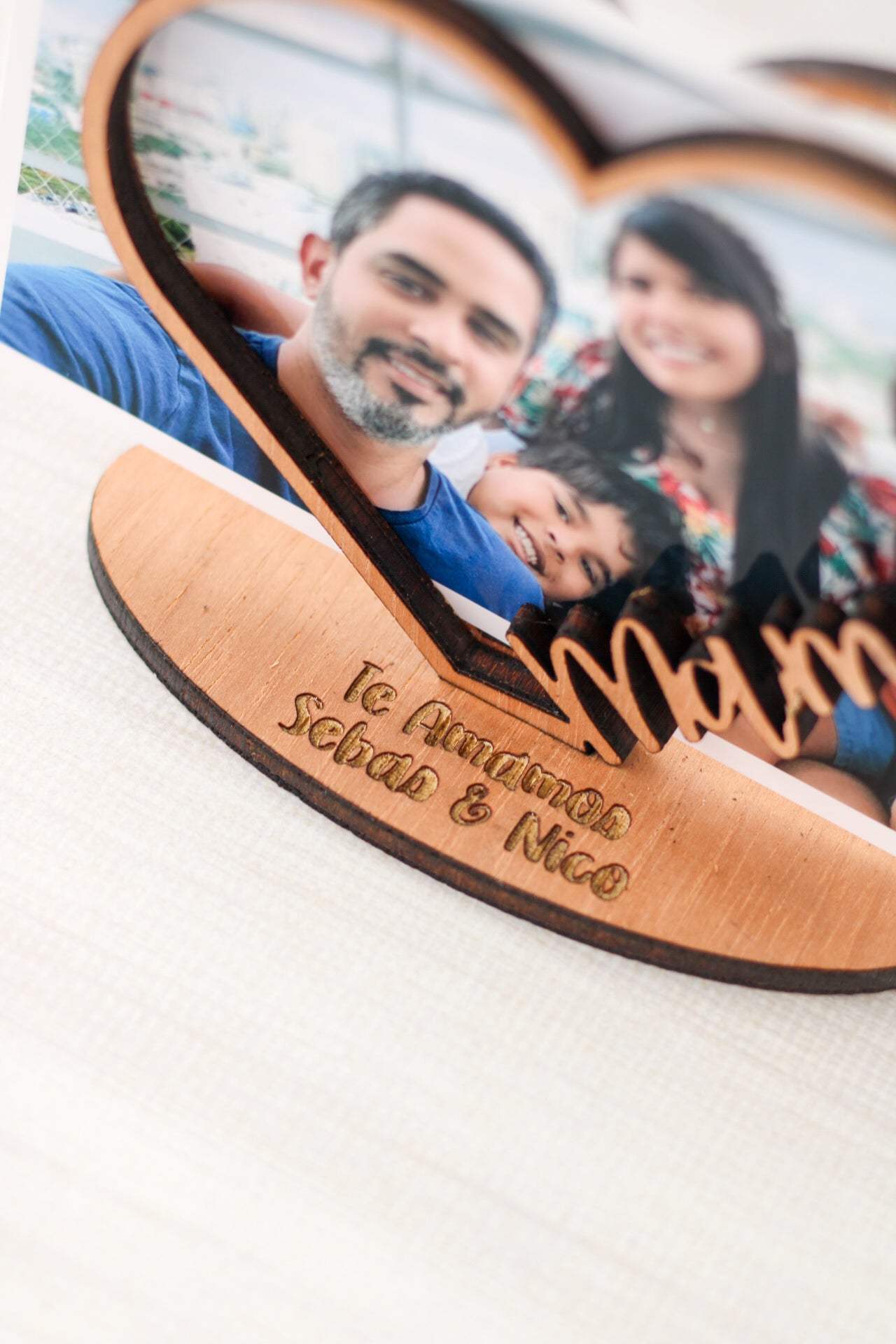 Porta Foto Corazón de Mamá