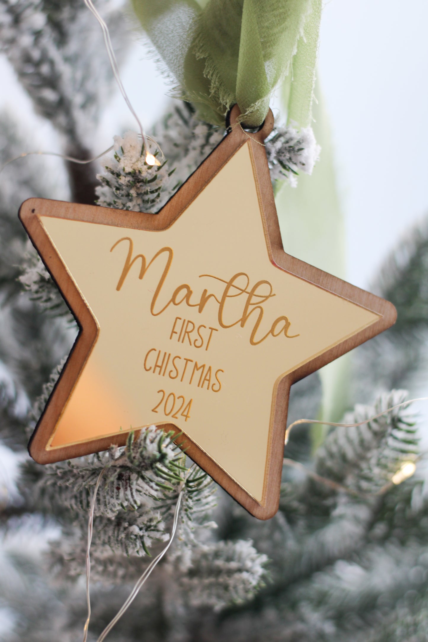 My First Christmas Star - Ornamento Navideño