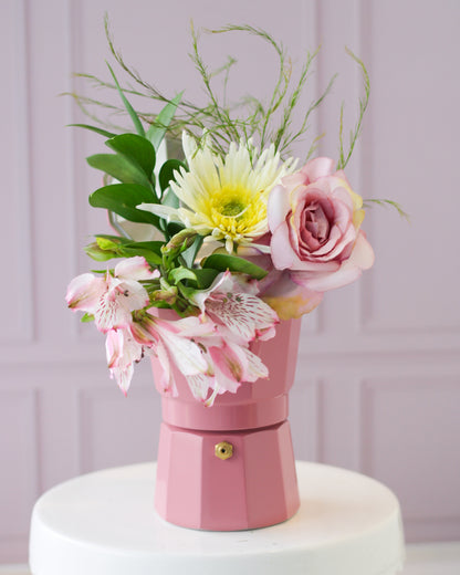 Cafetera Floral Vintage Bloom Gift Set