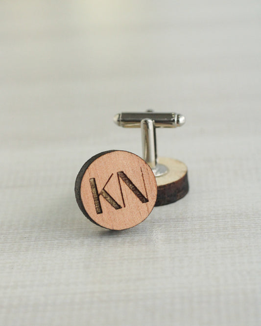 Gemelos Personalizados en Madera “Gael”