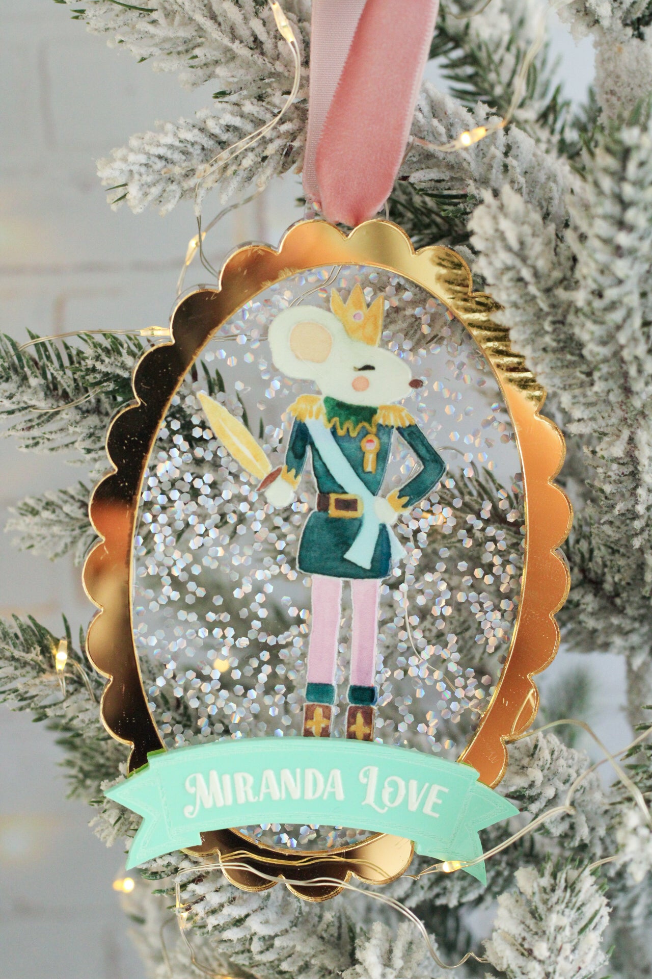 Ornamento Navideño "Nutcracker Dreams" - Sweet Pastel