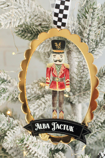 Ornamento Navideño "Nutcracker Dreams" - Black Elegance