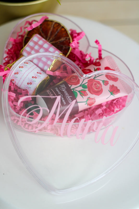 Acrylic Heart Gift Set - Cherry, Dear 🍒