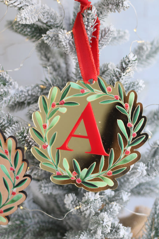 Ornamento - Corona de Aquarella Golden
