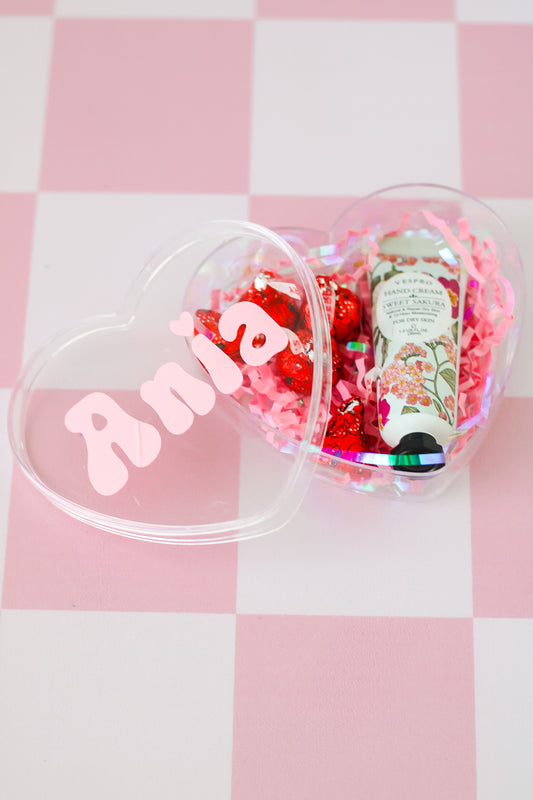 Acrylic Heart Gift Set