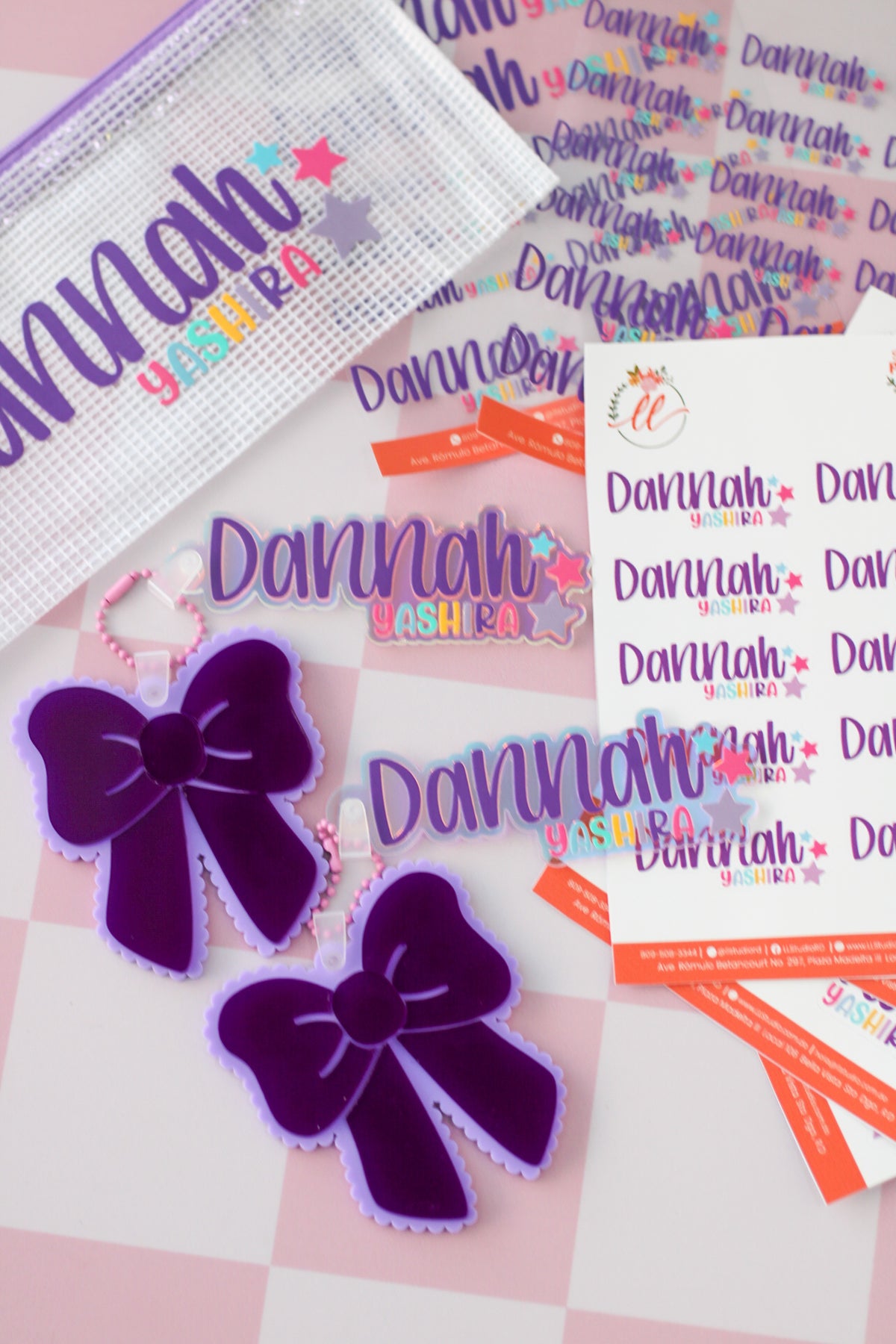 BACK TO SCHOOL Deluxe Set - Violette Bow