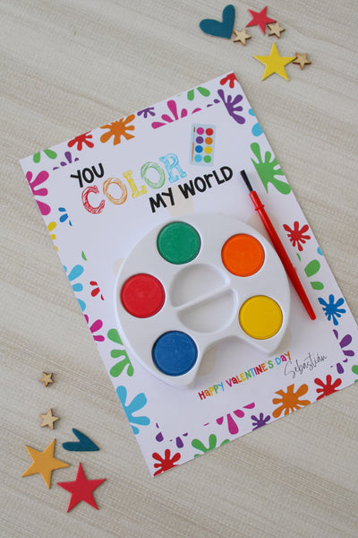 You Color My World - Watercolor Gift Set | Kids