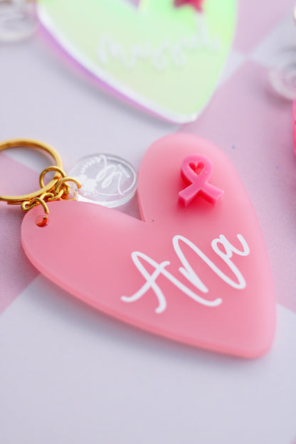 Llavero "Heart contra el Cancer"