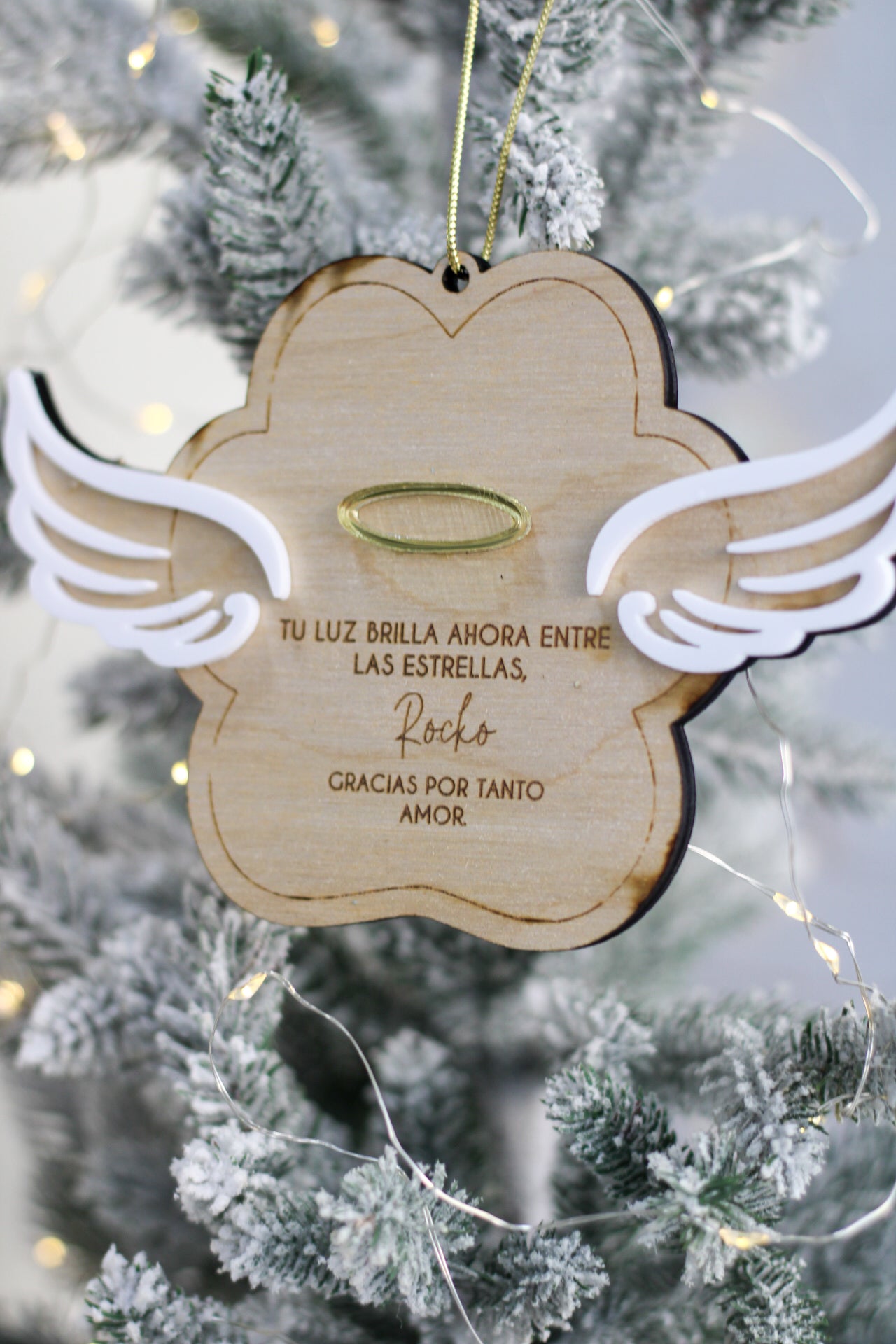 Ornamento “Alitas de Luz” - Doggy Edition