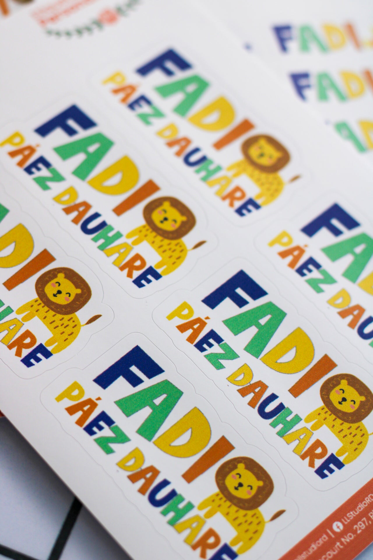 BACK TO SCHOOL Deluxe Set - Happy Lion