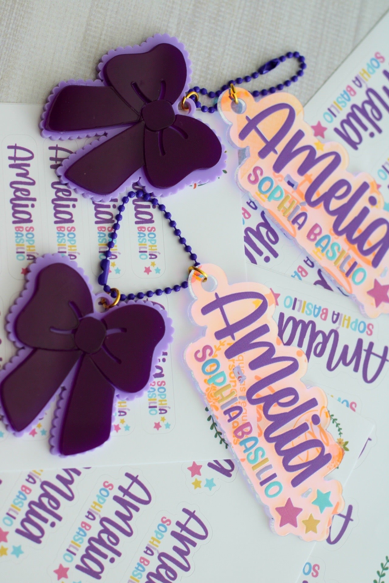BACK TO SCHOOL Deluxe Set - Violette Bow