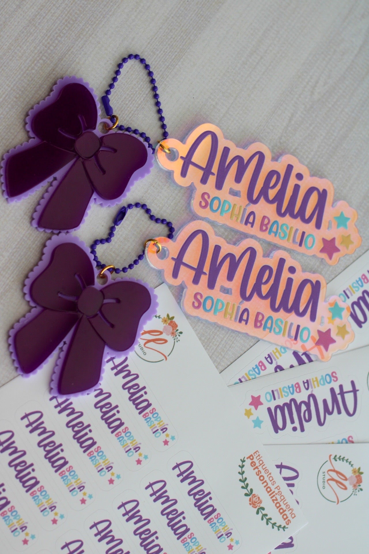 BACK TO SCHOOL Deluxe Set - Violette Bow