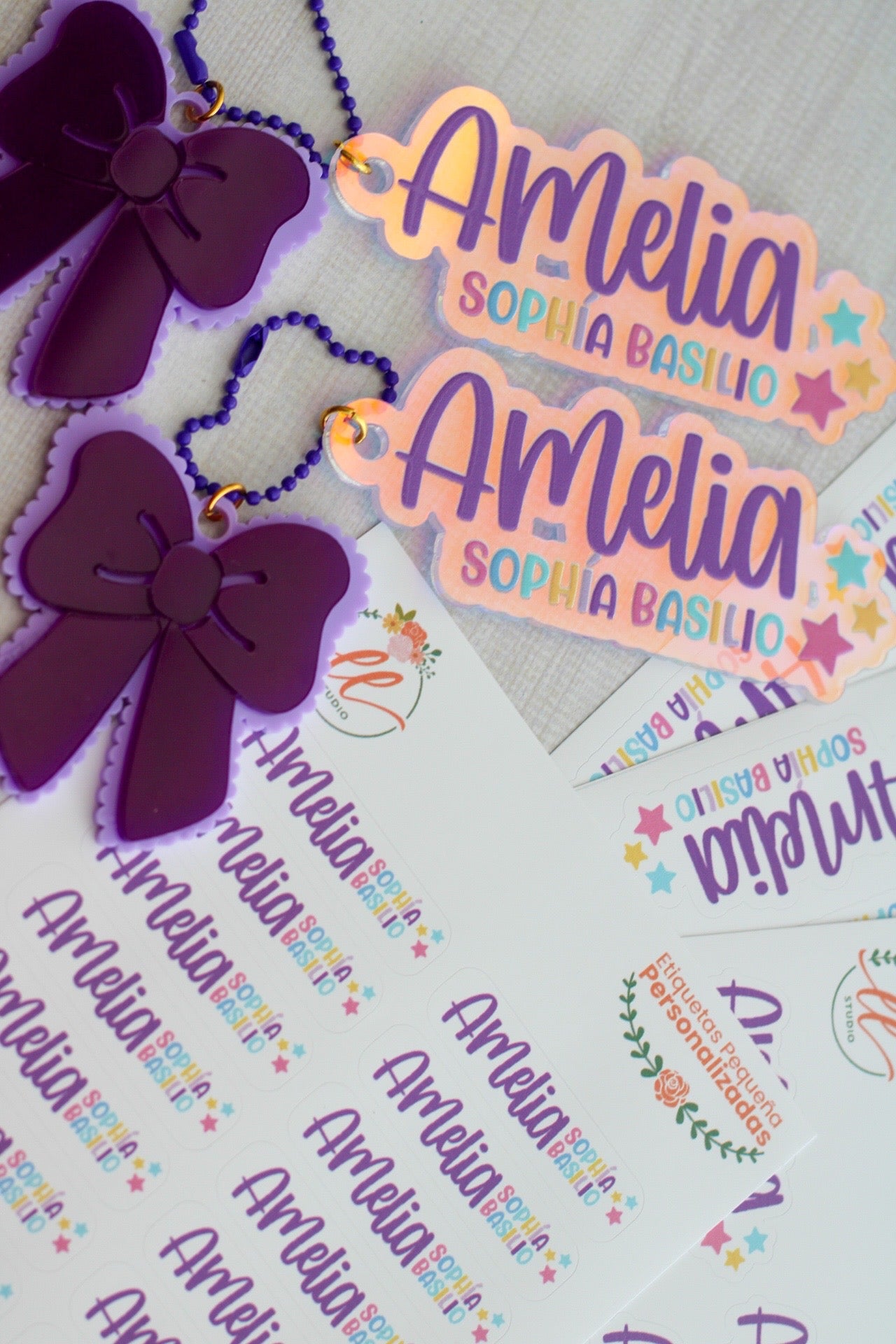 BACK TO SCHOOL Deluxe Set - Violette Bow