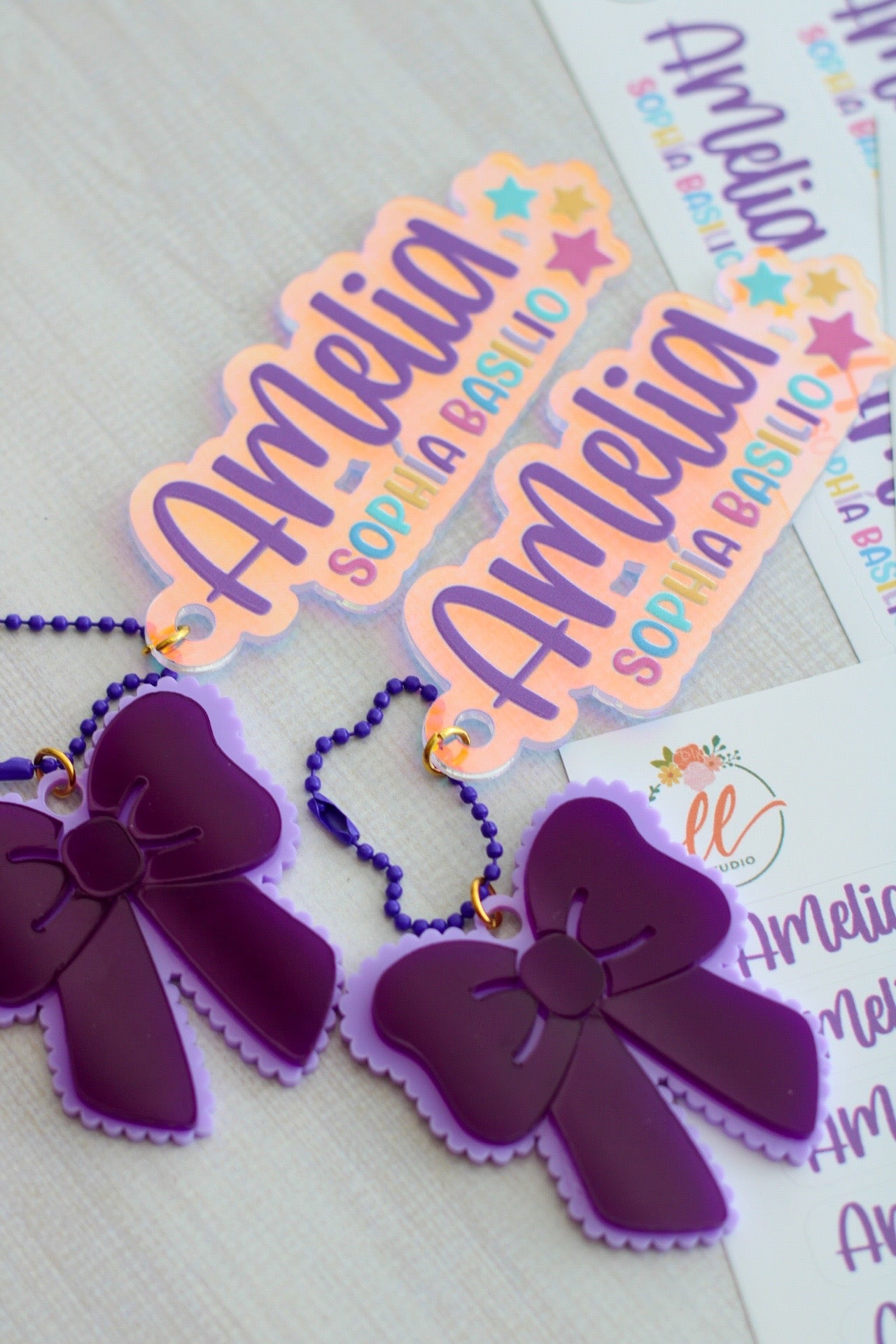 BACK TO SCHOOL Deluxe Set - Violette Bow