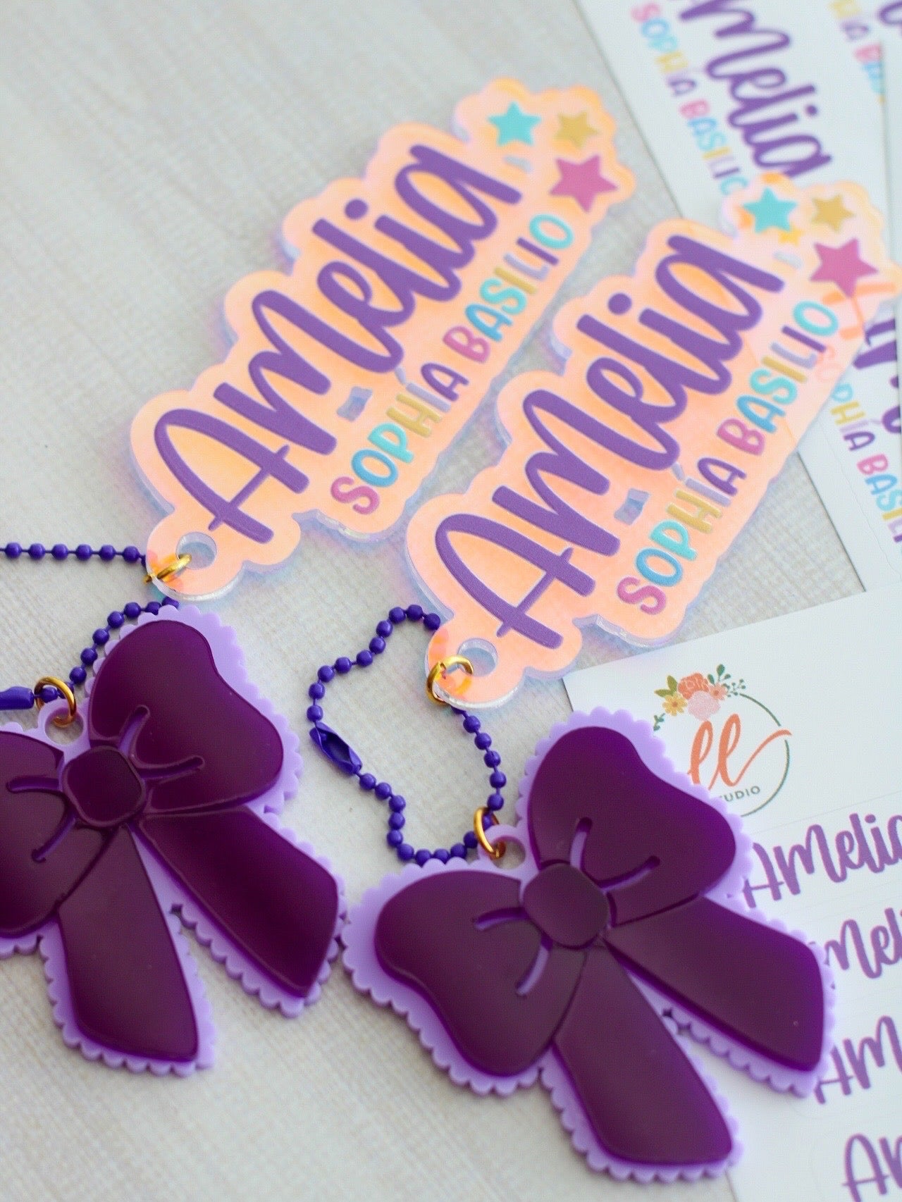 BACK TO SCHOOL Deluxe Set - Violette Bow