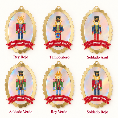 Ornamento Familiar | Bear-y Dear Nutcrackers