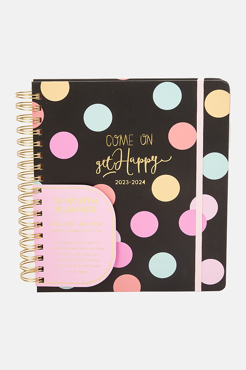 Planner 18 Meses - Come on Get Happy