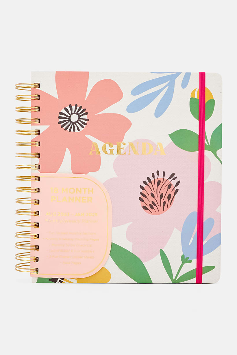 Planner 18 Meses - Happy Flowers
