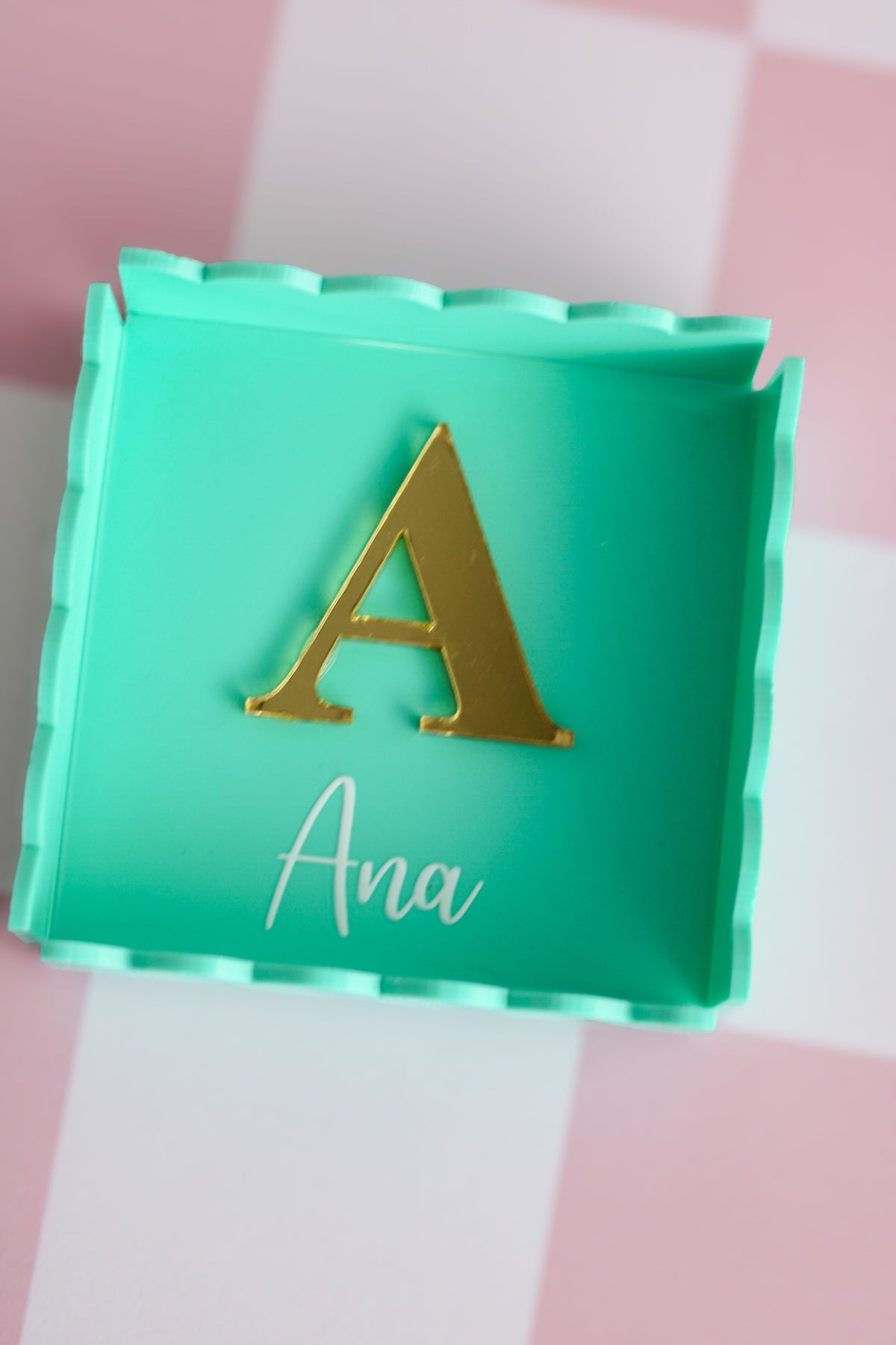 Bandejita Trinkets and Colors - Menta - LL Studio
