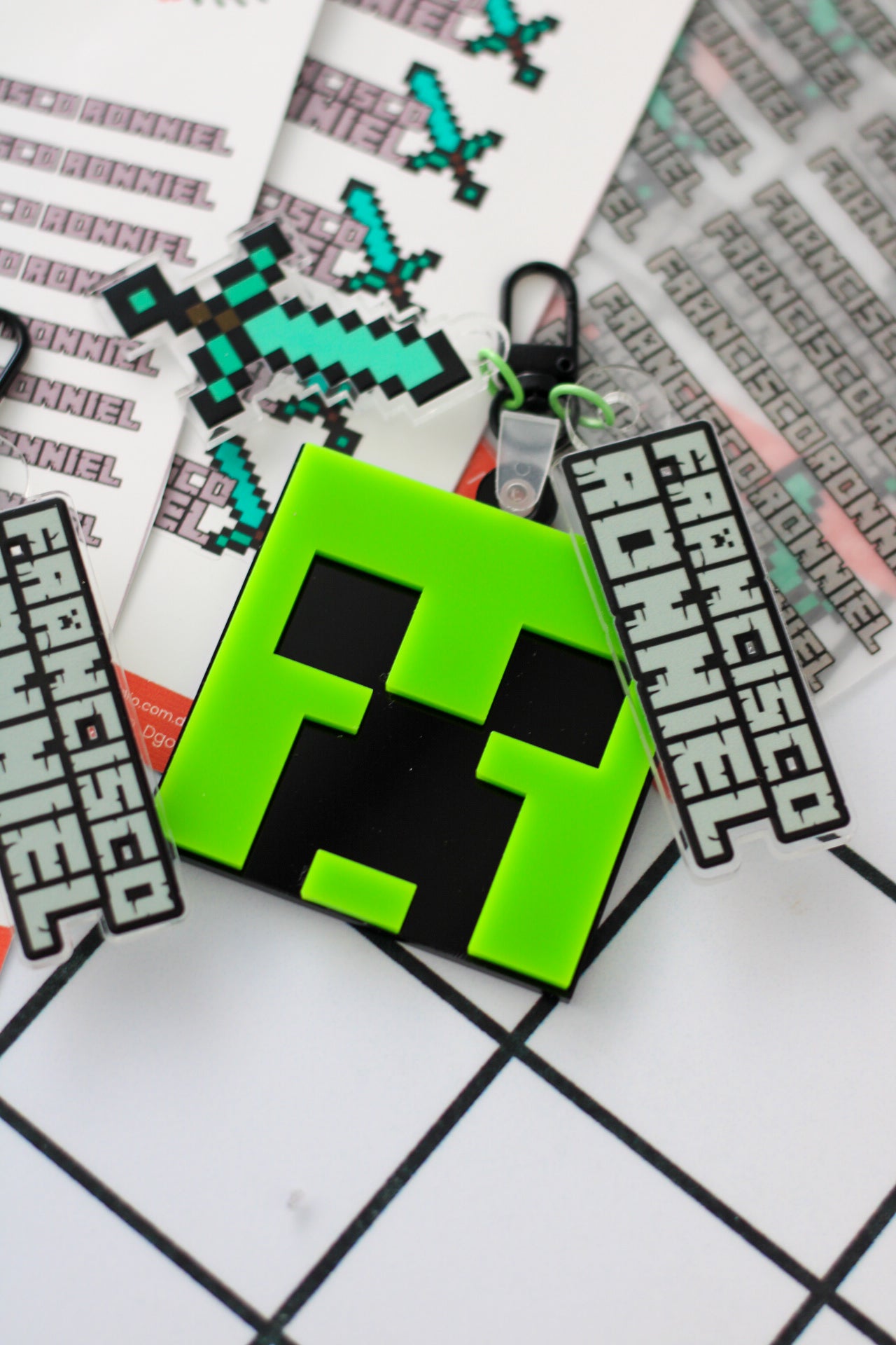 BACK TO SCHOOL Deluxe Set - Creeper Minecraft - LL Studio