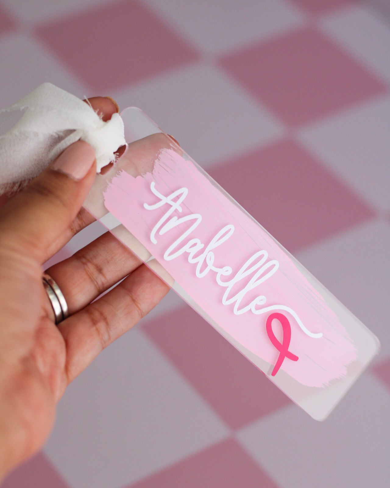 Marca Página “Paint my Name” -  ELLAS CONTRA EL CANCER