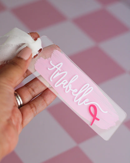 Marca Página “Paint my Name” -  ELLAS CONTRA EL CANCER