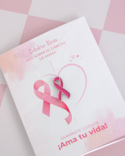 Pin Metálico Gift Set - ELLAS CONTRA EL CANCER