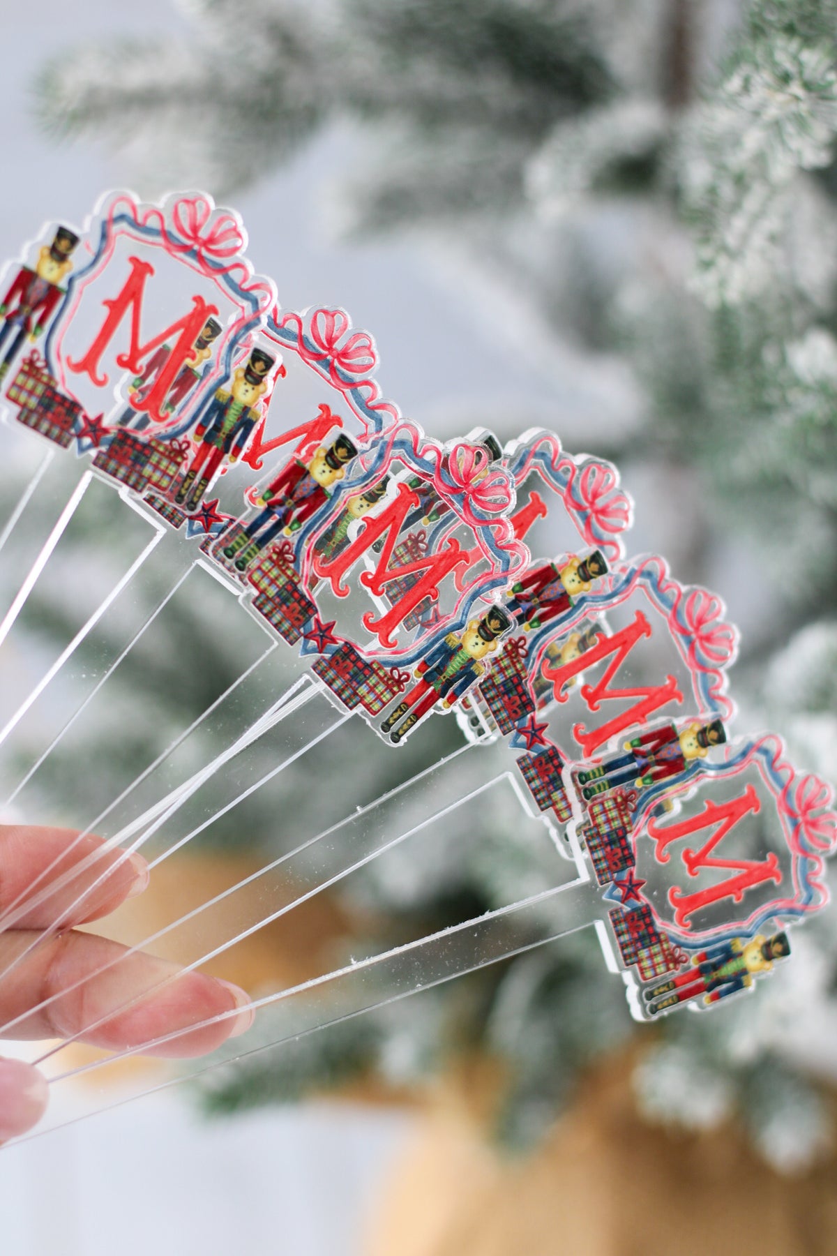 Removedor de Bebidas Monograma Bear-y Dear Nutcrackers - LL Studio