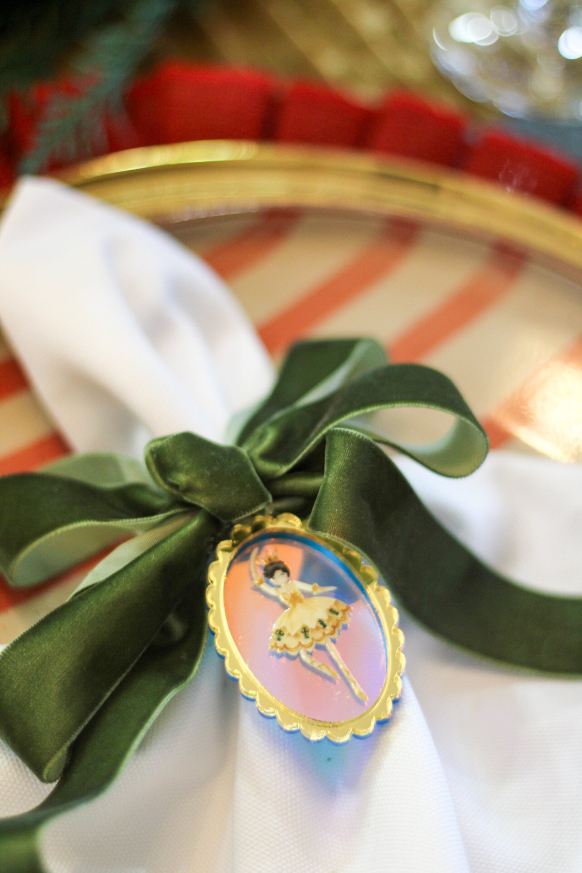 Charms de Servilletas Sueño de Cascanueces Dark Elegance - LL Studio