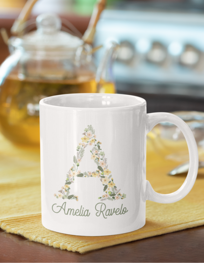 Blooming Letter - Mug