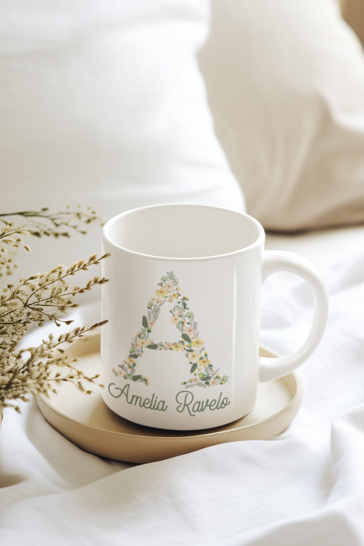Blooming Letter - Mug