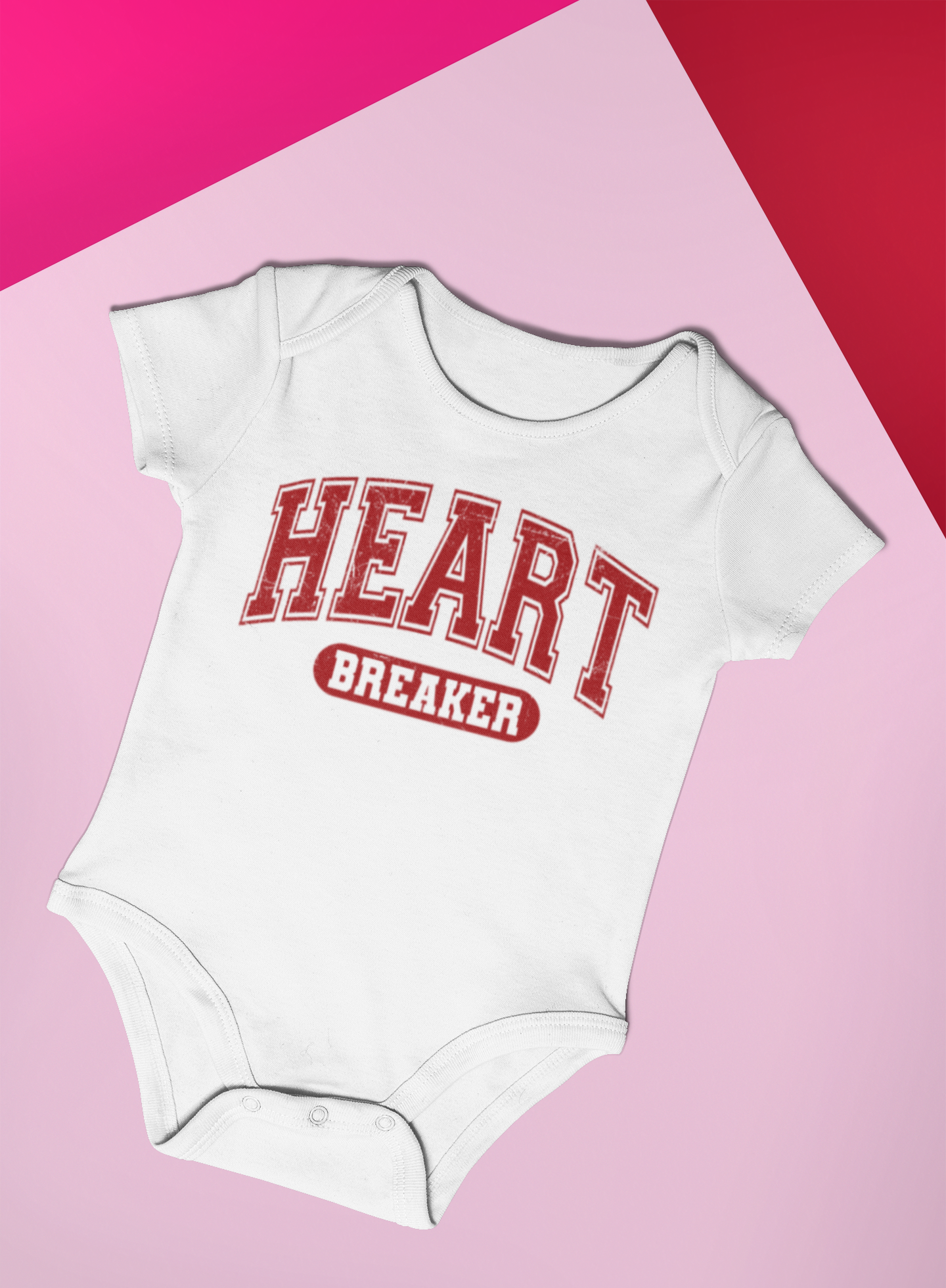 Onesie "Heart Breaker" - Baby Valentines