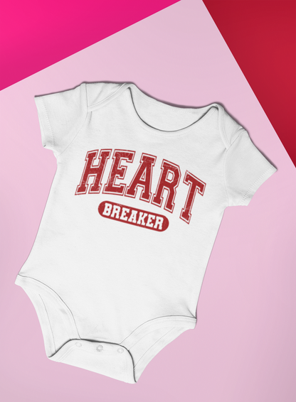 Onesie "Heart Breaker" - Baby Valentines