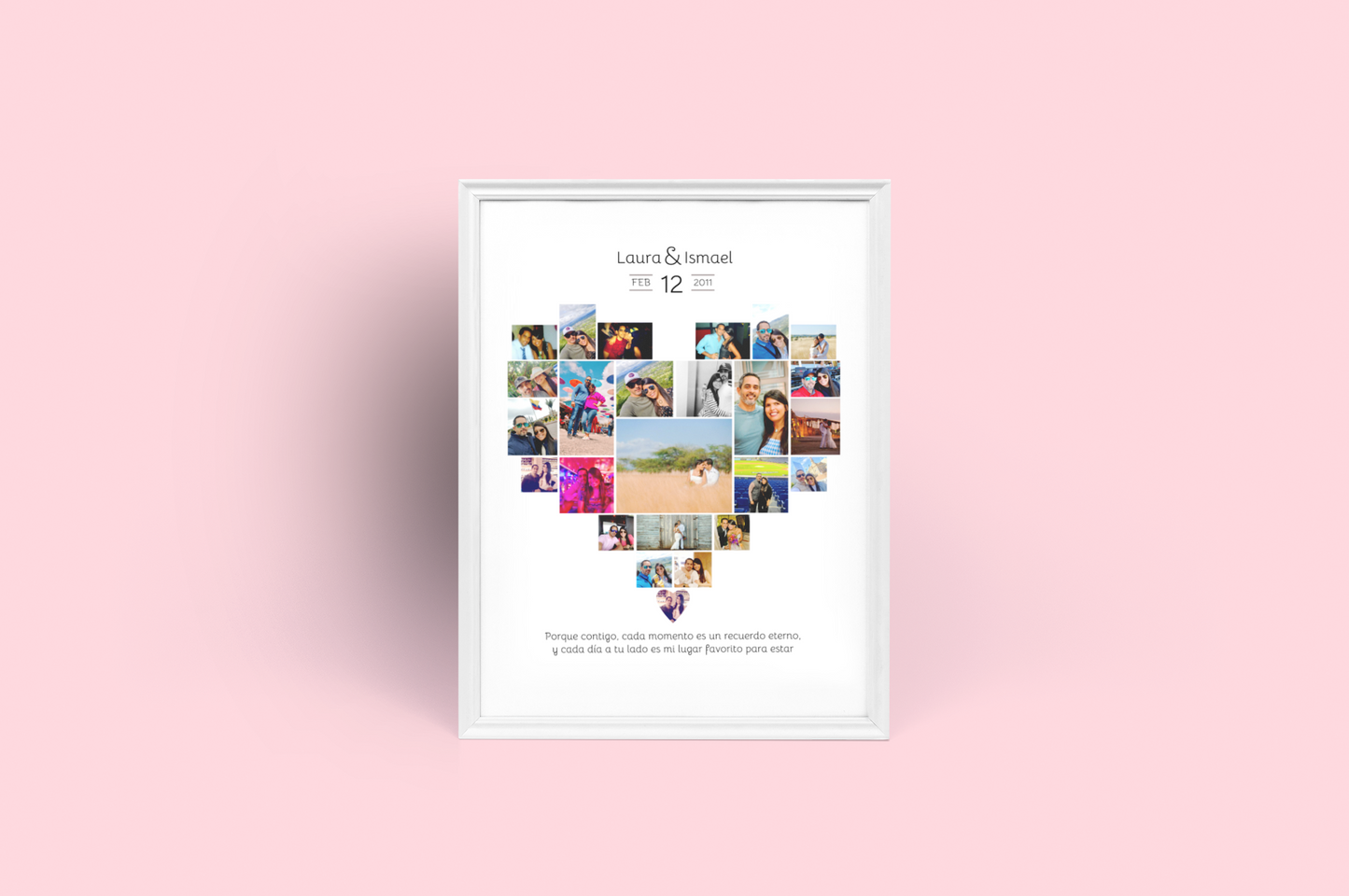 Cuadro Collage of our Hearts