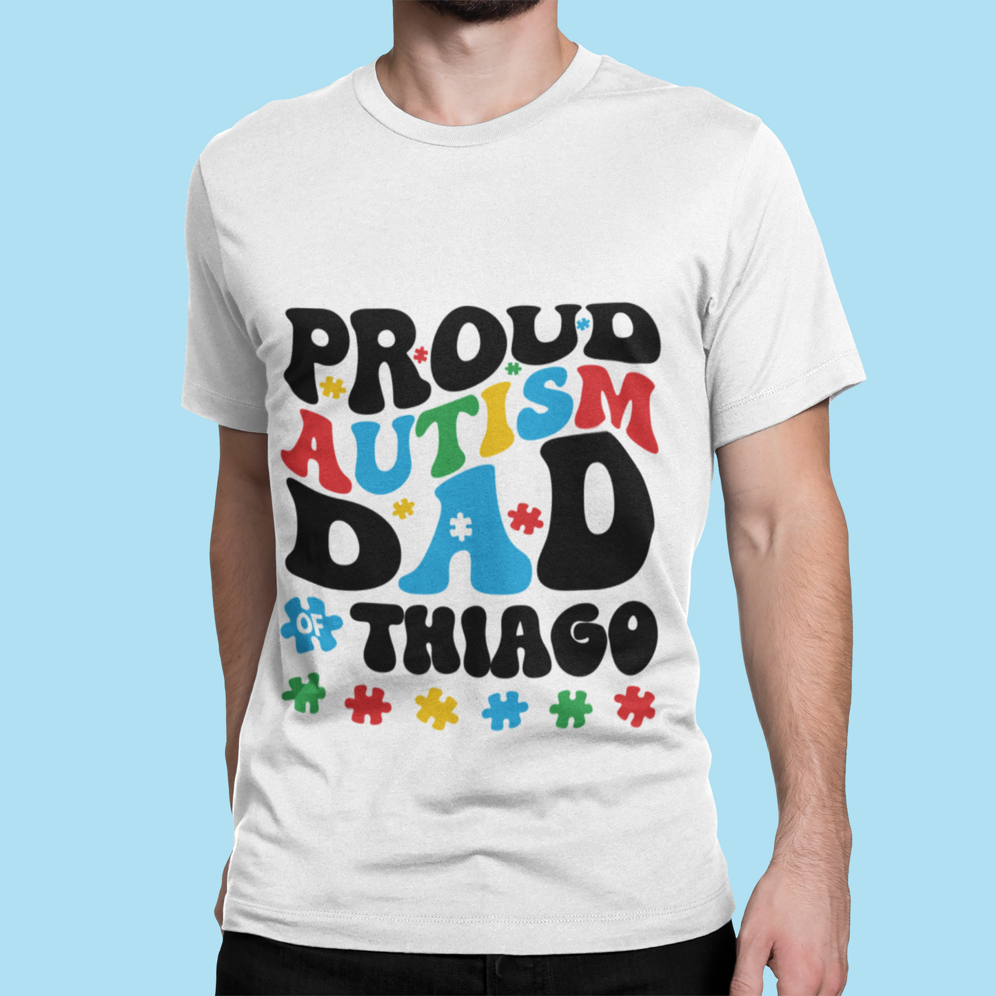 T-Shirt “Proud Autism Dad”