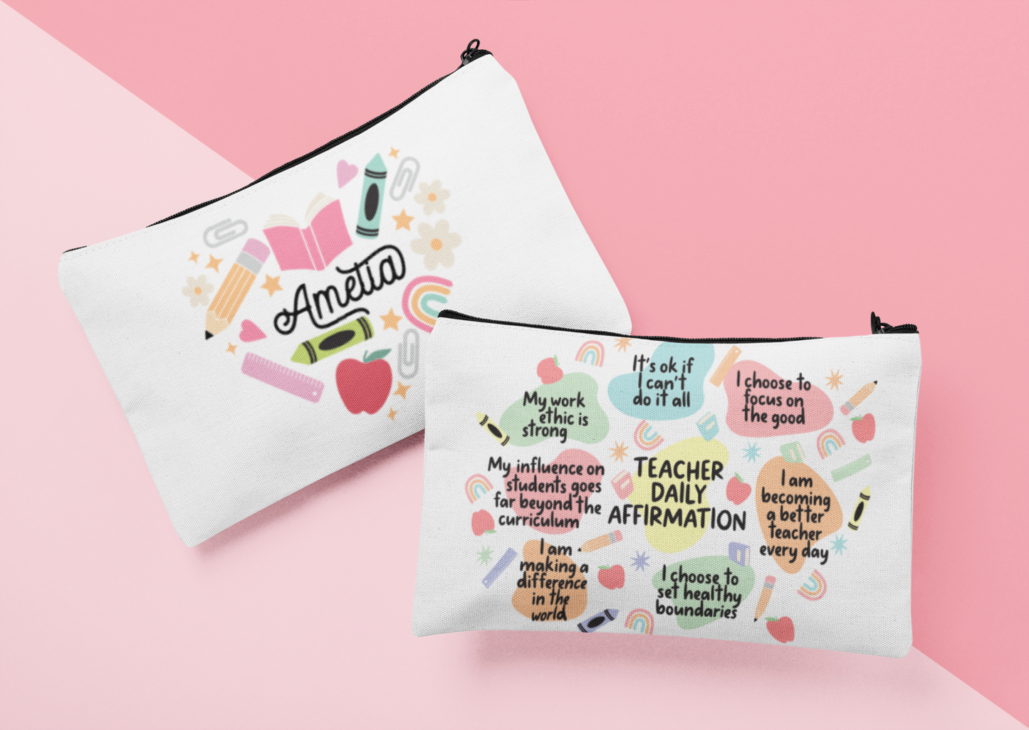 Teachers Affirmations Pencil Case - Teachers Favorites