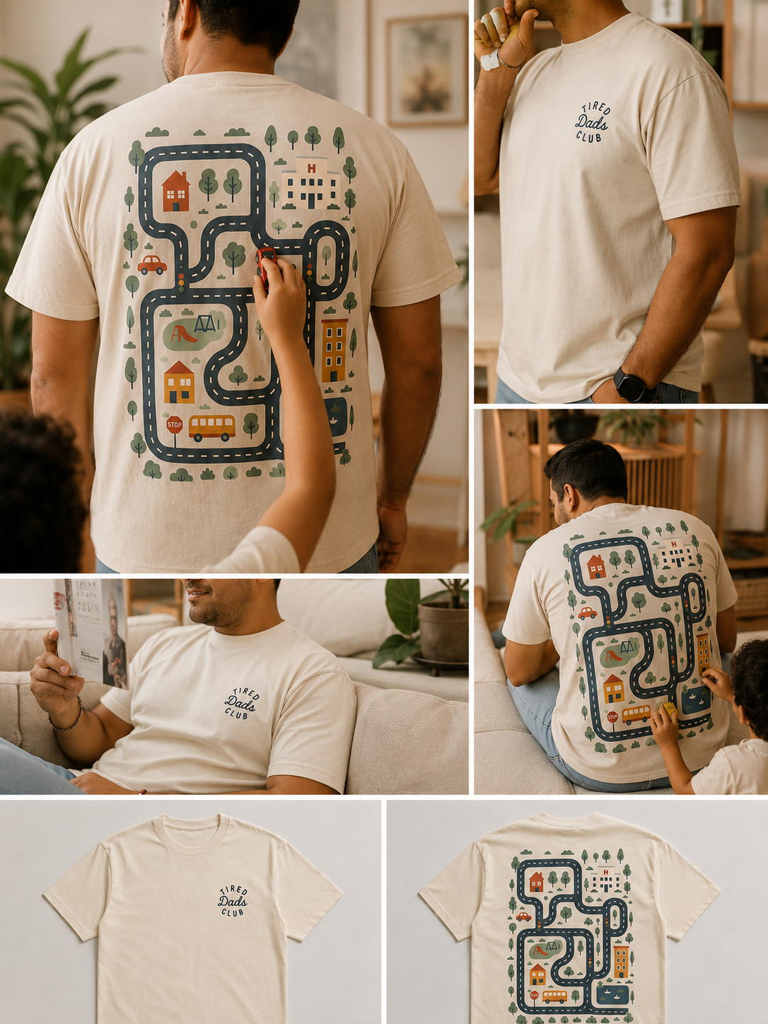 Camiseta Tired Dads Club