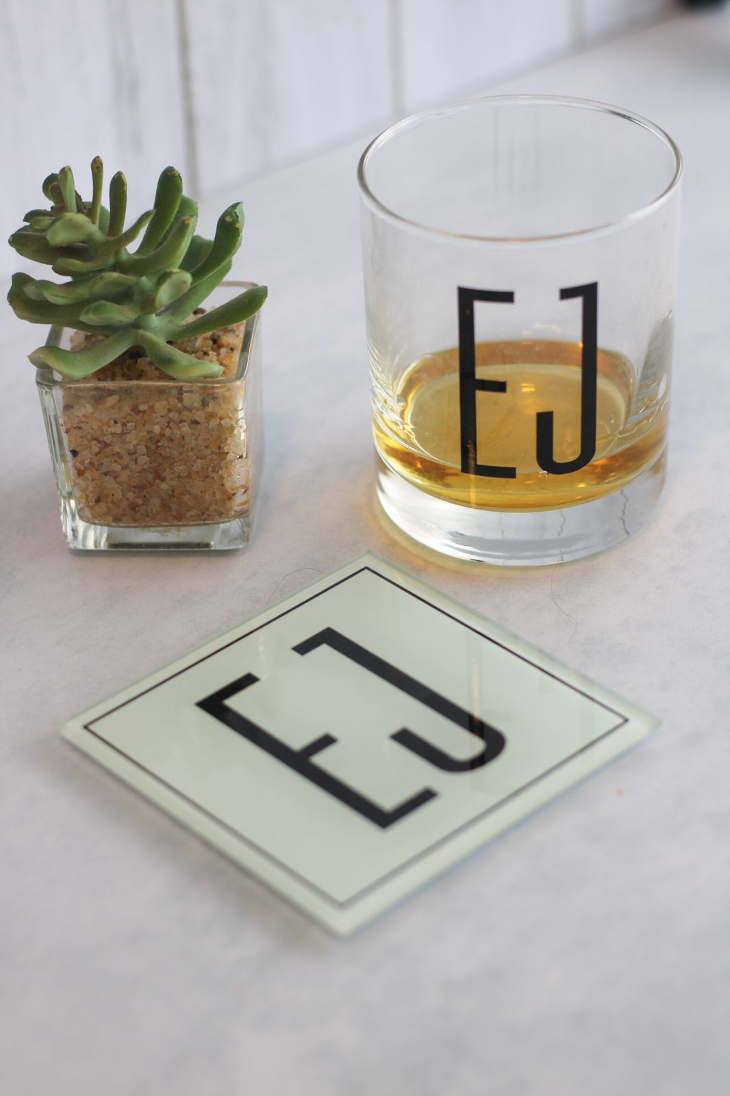 A Drink for Him – Glass & Glass