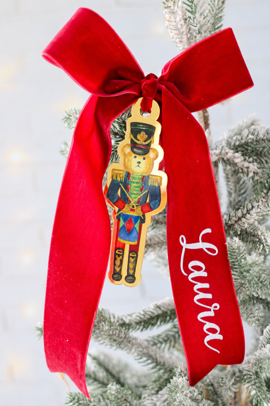Ornamento Bear-y Dear Nutcrackers - Bow Edition - LL Studio