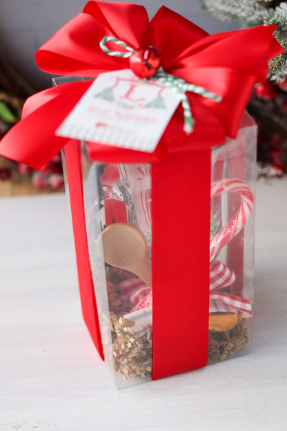 Gift set navideño en caja transparente - LL Studio