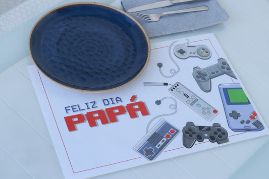 Individual desechable Día del Padre Gamer - LL Studio