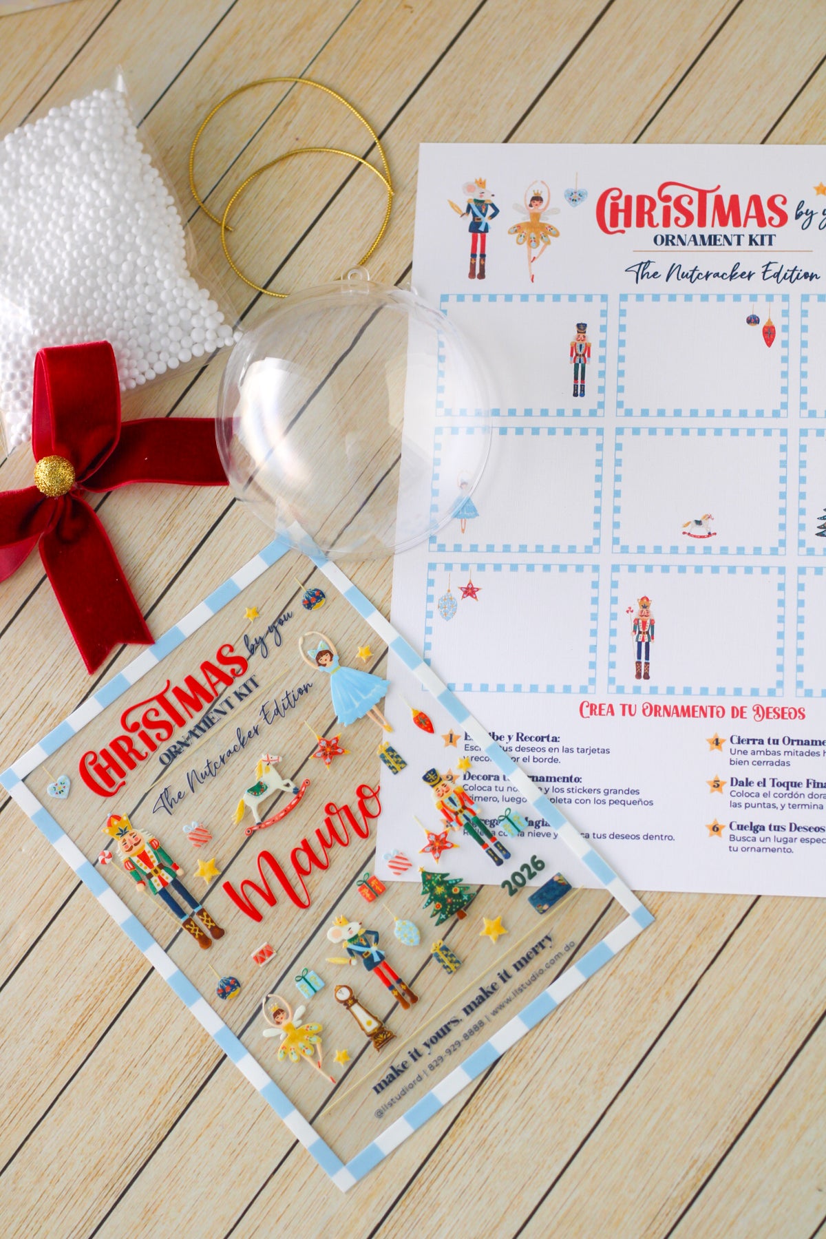 Kit Ornamento de Deseos Christmas by You The Nutcracker Edition - LL Studio