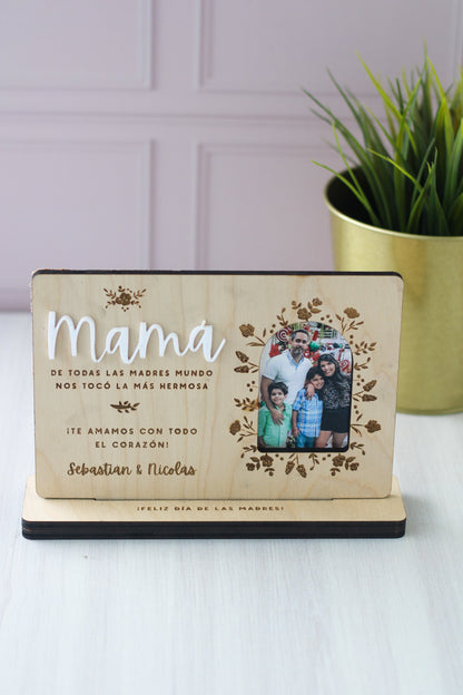 Portarretrato Mamá Florece - LL Studio