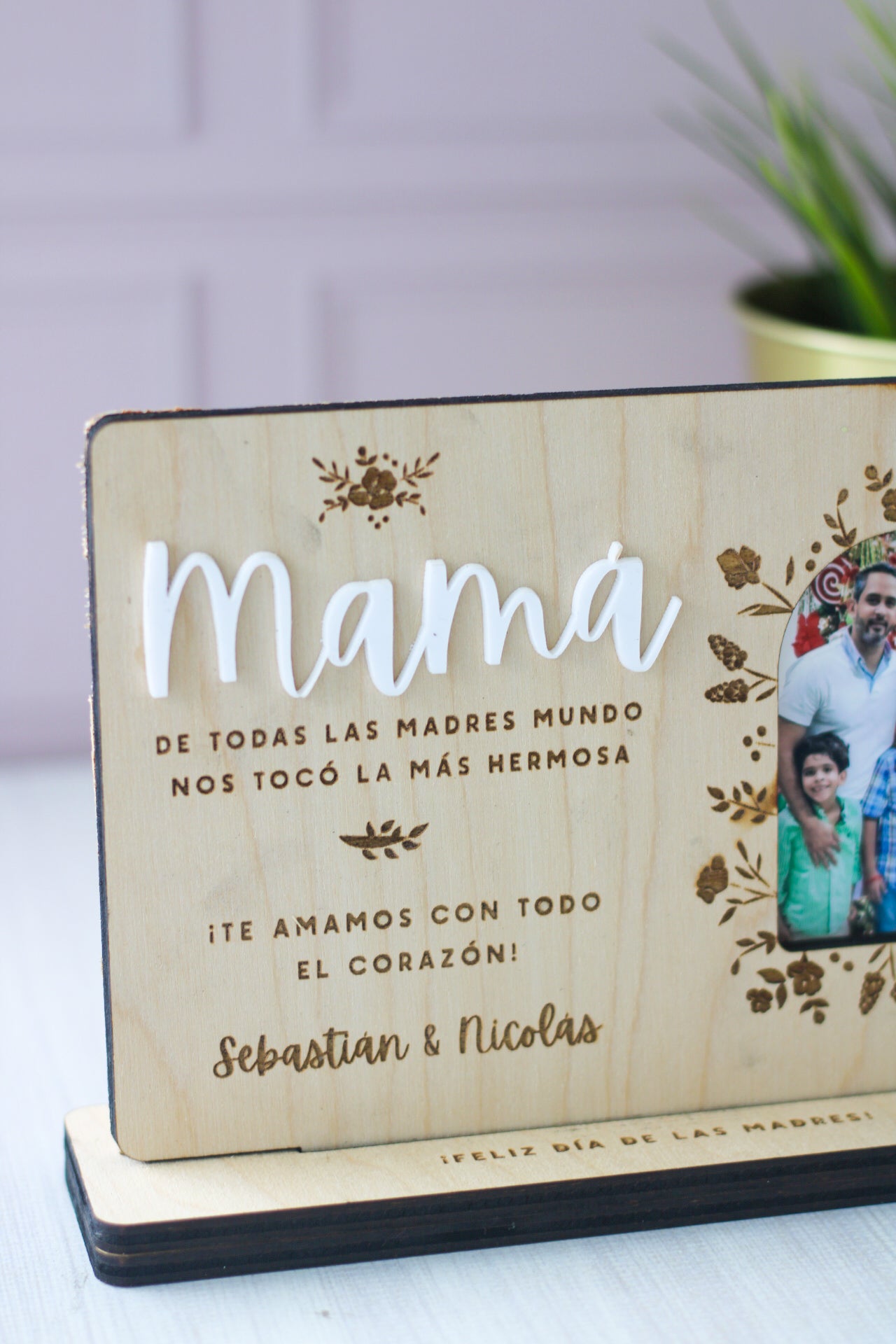 Portarretrato Mamá Florece - LL Studio