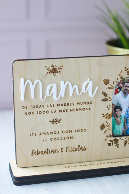 Portarretrato Mamá Florece - LL Studio